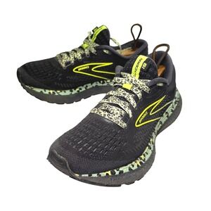 Brooks Glycerin 19 Women 8.5 Running Shoes Black Neon Leopard Print